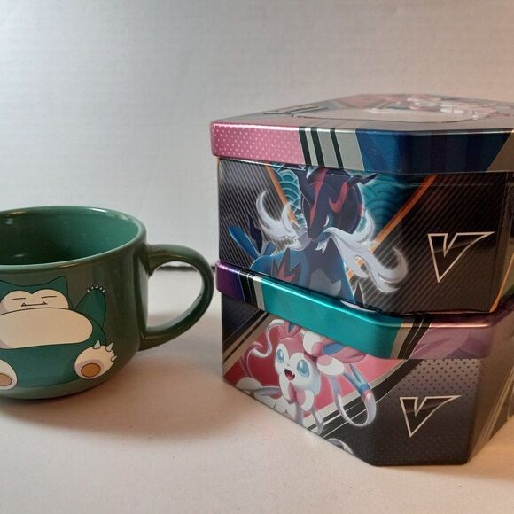 Snorlax Mug with 2 Pokémon Tins - Picture 5 of 5